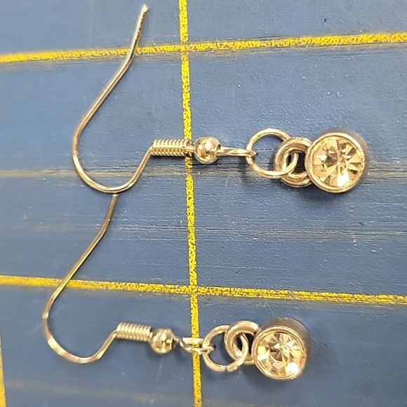 Felt's Fun Finds Jewelry - Diamond Faux Dangle Earrings